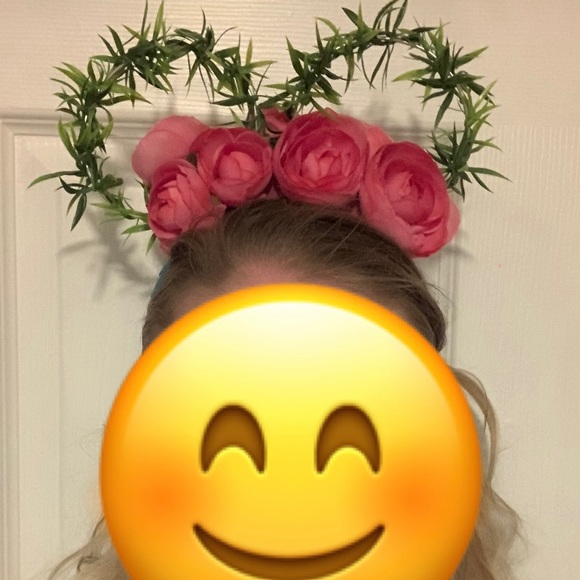 Custom made floral Minnie Ears - Picture 4 of 4